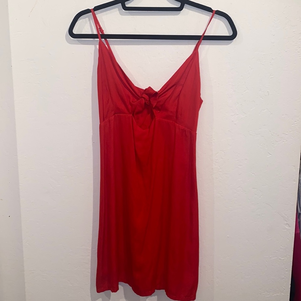 Urban red dress